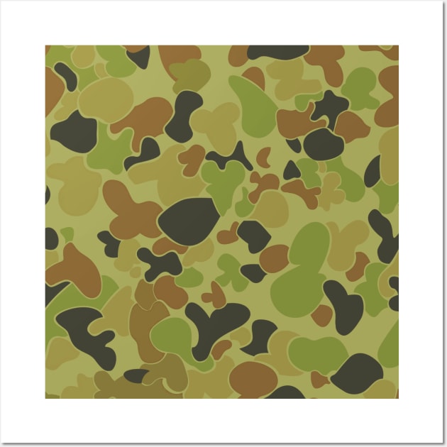 Australian Camouflage Wall Art by Toby Wilkinson